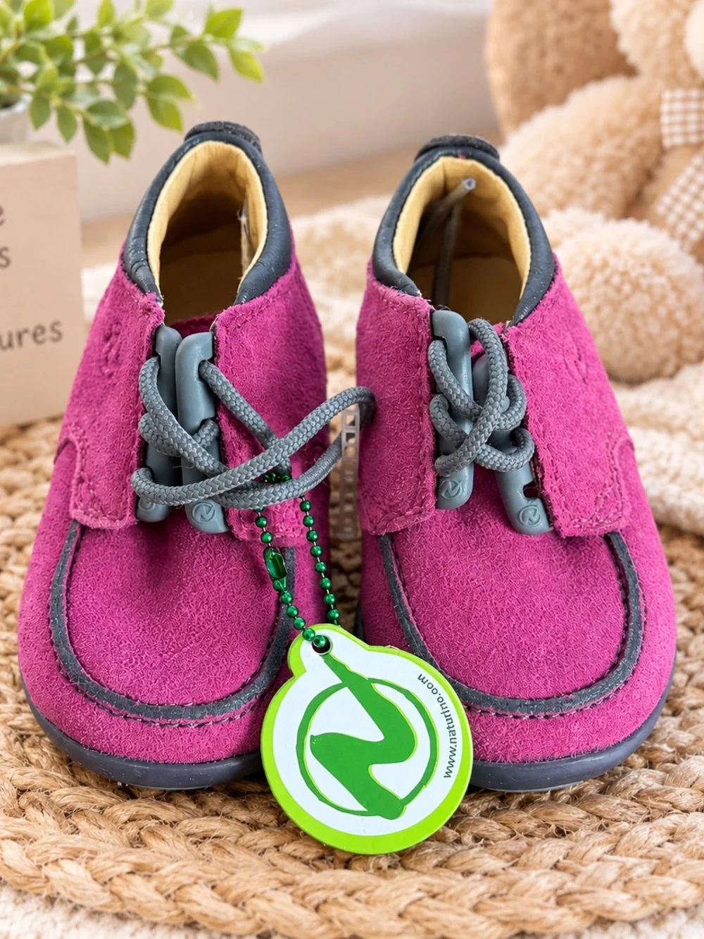 Naturino Pink Leather Baby/Toddler Shoes – EU Size 19 – New